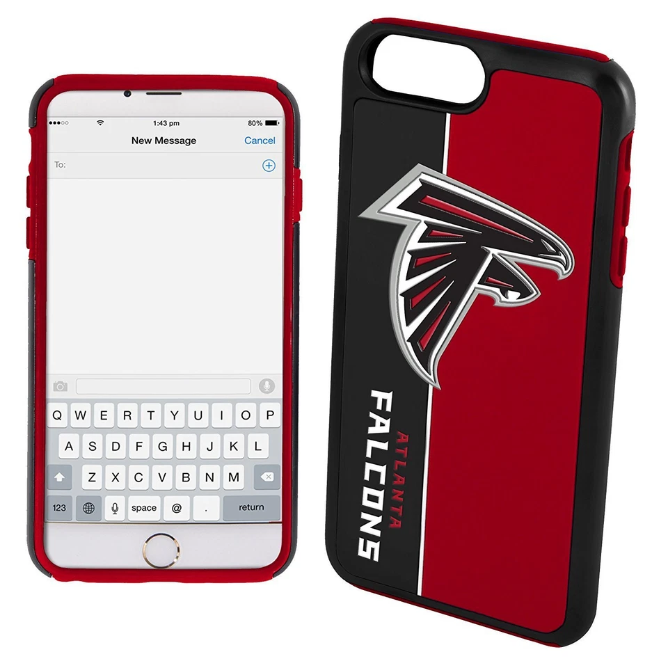 Funda FOCO NFL Atlanta Falcons para iPhone SE (2022, 20), 8, 7, 6S, 6 (4,7") Foto 1 de 1