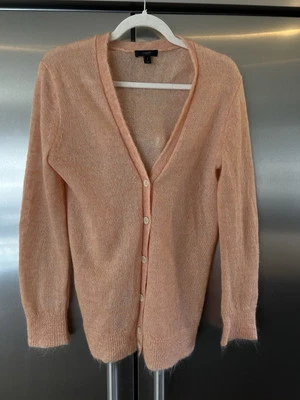 J. Cárdigan Crew Suéter Mohair Para Mujer S Naranja Melocotón Ligero Foto 1 de 4