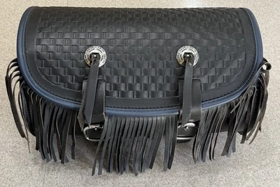 Harley Davidson Heritage Softail Springer Luggage Rack Bag Blue 1997 1998 FLSTS - Image 1 of 4