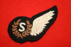 WWII POLISH / COMMONWEALTH AIR FORCE RAF SIGNALLER S HALF WING MINI - Picture 1 of 1