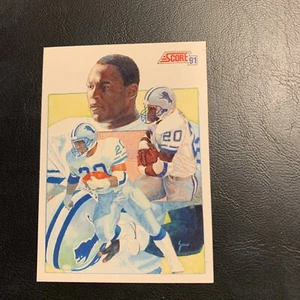 B50a  #663 Barry Sanders Detroit Lions 1991 Score The Leader - Picture 1 of 2