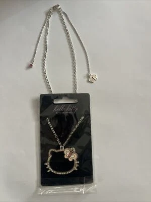 collana Hello Kitty originale sanrio bigiotteria brillantini  - Immagine 1 di 4