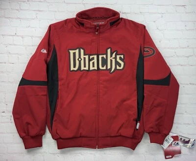NEW Arizona Diamondbacks Majestic Red On-Field Therma Base Jacket - Men’s Sz XL - Image 1 of 4