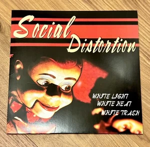 SOCIAL DISTORTION White Light White Heat White Vinyl w/ Lyric Inner - Picture 1 of 4