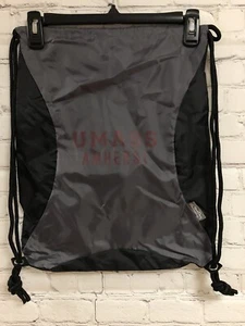 UMass Amherst Tasche grau schwarz Kordelzug Gurtbeutel Sporttasche - Bild 1 von 8