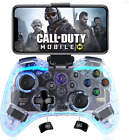 Mobile Game Controller for iPhone iOS Android PC | RGB Pad Joystick Transparent