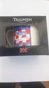 Póster de salinas Triumph Bonneville rompiendo la barrera taza en caja oficial   - Imagen 1 de 2