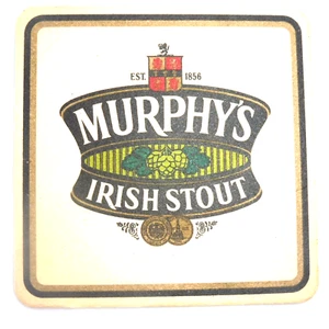UNDER BOCK COASTER DESSOUS DE VERRE 9,5 cm x 9,5 cm MURPHY'S IRISH STOUT - Picture 1 of 2