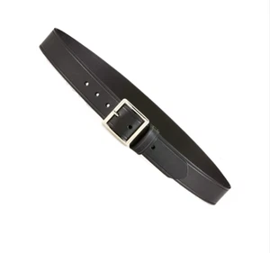 Garrison Uniform Duty Work Belt Black (Unisex) Size 32" & 34" Leather New 1.5" - Picture 1 of 8