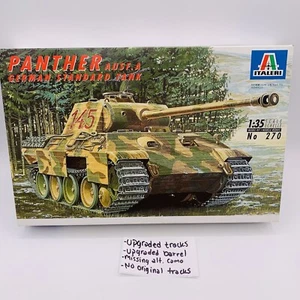 Kit de tanque de plástico Italeri 270 1/35 Panther Ausf.A pistas y barril mejorados - Imagen 1 de 19