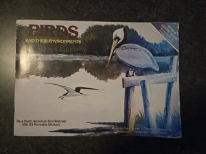Birds And Their Environments, Frances Stewart Gd+ Pb Book With Moveable Stickers - Imagen 1 de 4