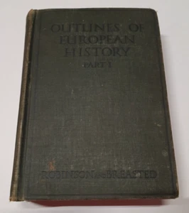 Outlines of European History Part I by Breasted & Robinson - 1914 HC - Picture 1 of 10