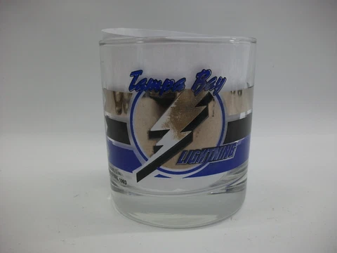 Tampa Bay Lightning NHL Hockey Drinking Glass Tumbler Cutler Brands 1993 Cover