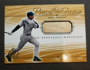 2000 SP Game Bat Edition Alex Rodriguez Piece of the Game Used Bat Relic #AR - Picture 1 of 2