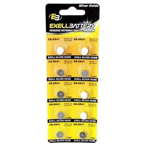 10pk SR41 Silver Oxide 1.55V Watch Battery Compatible With D384 10LR736 LR41 - Picture 1 of 4