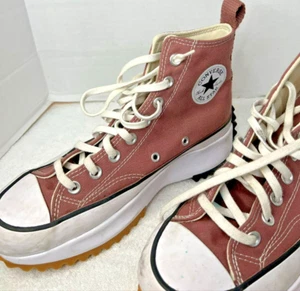 Converse Mens/Womens Run Star Hike High Top Sneakers Size 8 Men, 9.5 Women pink - Picture 1 of 17
