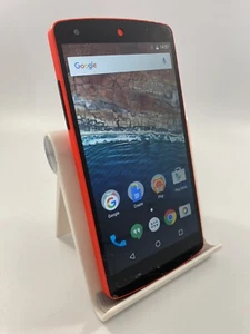 LG Nexus 5 Orange Unlocked 16GB 4.95" 8MP 2GB RAM Android 4.4 Smartphone Cracked - Picture 1 of 14