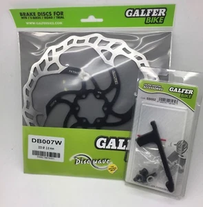 Galfer Disc Brake Rotor & Adaptor 223mm Wave Fits Rear Discs (203 -223mm) SB002 - Picture 1 of 4