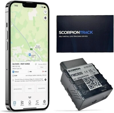 ScorpionTrack - 4G OBD Self-Install GPS Vehicle Tracker - Live, Accurate, - Image 1 of 4
