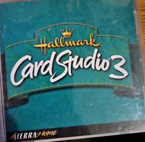 Hallmark Card Studio 3 PC CD-Rom by Sierra Home for Windows 95/98/2000/ME/NT - Picture 1 of 1
