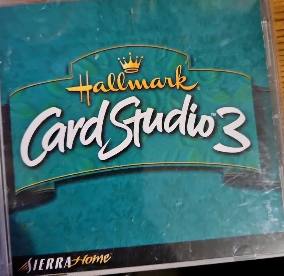 vintHallmark Card Studio 3 PC CD-Rom by Sierra Home for Windows 95/98/2000/ME/N - Image 1 of 1