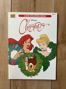 90s Golden Books Coloring Activity Books Unused Disney Christmas 1995 Vintage - Picture 1 of 6