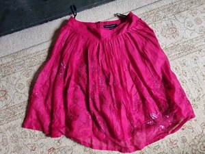 French Connection pink embellished ruffle skirt 8 used - Picture 1 of 1