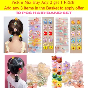 Niñas Pelo Bobbles Banda Elástica💥Diseño Flor/Animal Patrón Fiesta Bolsa Relleno💥 - Imagen 1 de 12