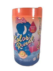 Barbie Doll Color Reveal Blind Orange Tube Sunny Cool Series  - Picture 1 of 5