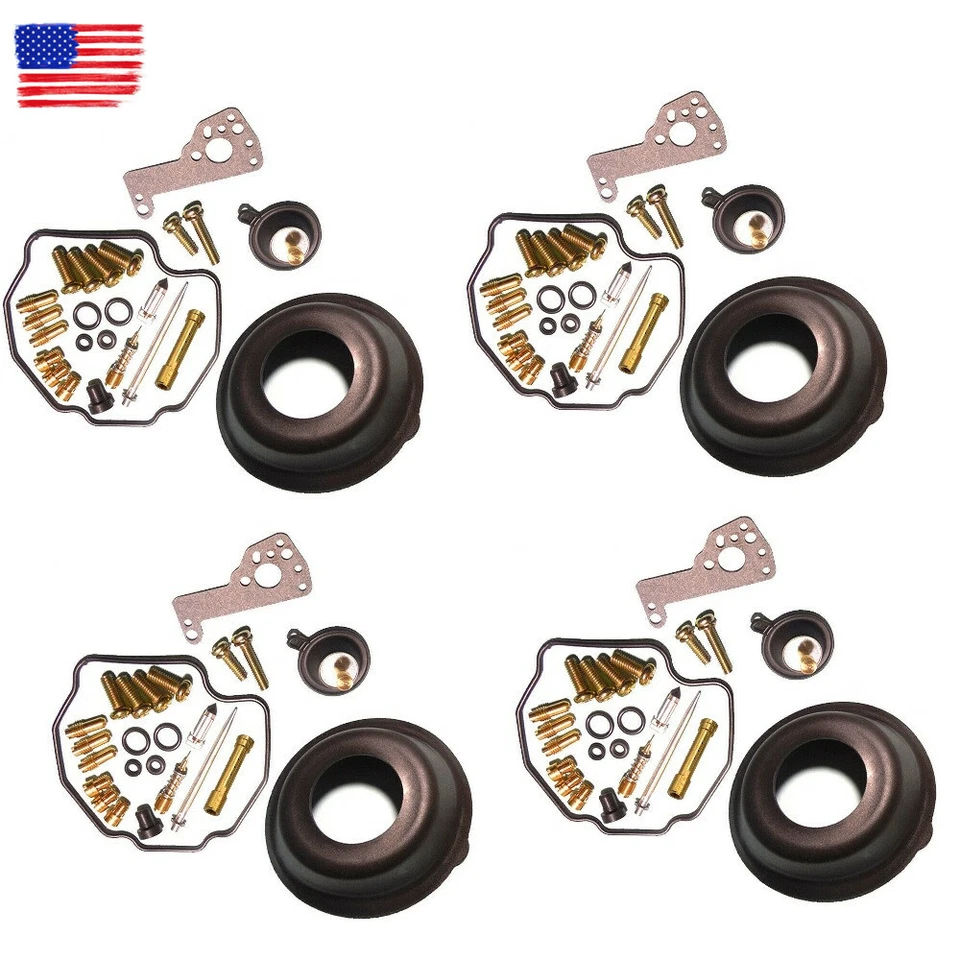 4 x Carburetor Repair Kit Main Jet Diaphragm for Yamaha V-Max 1200 VMX12 XVZ1300 - Image 1 of 4