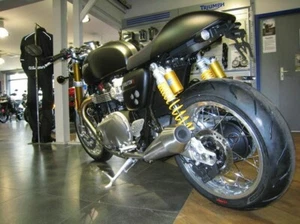 Portatarga Access Design passaruota nero Triumph Thruxton 1200, SPT005 - Foto 1 di 4