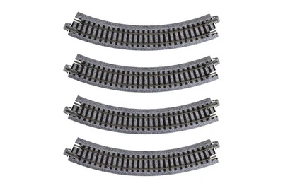 KATO N Gauge Unitrack Compact Curved Track, R183-45°, Set of 4, 20-172, Model Ra - Image 1 of 4