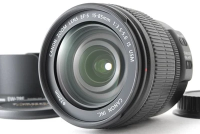 [MINT w/Food] Canon EF-S 15-85mm f/3.5-5.6 IS USM Zoom Lens From JAPAN - Image 1 of 4