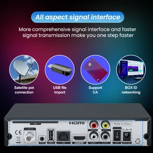 Set-top Box,HD Freeview,Digital TV Receiver,Recorder 1080p Satellitenreceiver - Bild 1 von 11