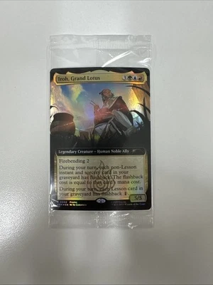 Iroh, Grand Lotus Extended Art ✨️Foil✨️ Box Lunch Promo 0002 MTG Sealed New - Image 1 of 4