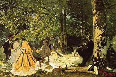 Luncheon on the Grass Claude Monet Poster Print - Image 1 of 2