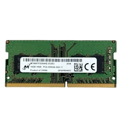 Micron 16GB 1RX8 DDR4 PC4-3200AA SODIMM Laptop RAM MTA8ATF2G64HZ-3G2E2 - Image 1 of 2