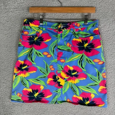 Vintage Polo Ralph Lauren Floral Pencil Skirt Size 6 Hawaiian Tropical - Image 1 of 4