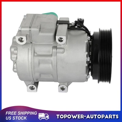 Compresor de aire acondicionado con embrague para Hyundai Sonata Kia Optima 2,4 L 2009-2010 Foto 1 de 4