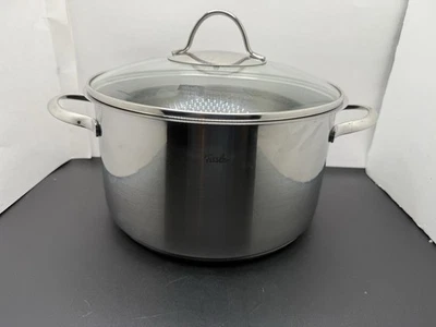 (167) FISSLER  Stainless Steel Pot 024cm Stainless 18-10 Induction 1810 Germany - Image 1 of 4