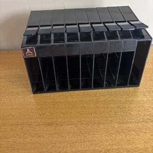 Atari 2600 Game Cartridge Holder - Vintage Push-Motion Storage Rack - OEM - Picture 1 of 8
