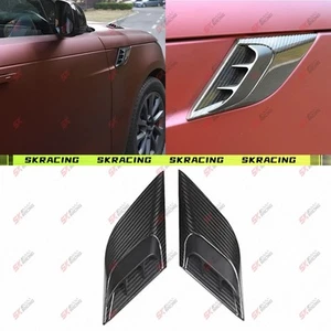 Dry Carbon Fiber Side Fender Trim Vents For Land Rover Range Rover Sport 23-25 - Picture 1 of 17