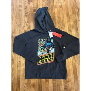 Unisex The Empire Strikes Back Disney Juniors Hoodie Black Size M - Picture 1 of 4