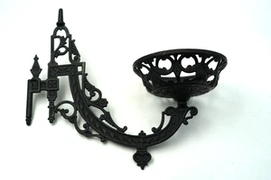 Antike Bradley Hubbard 1881 Gusseisen Öl/Petroleum Lampe Schwenkarm Halterung - Bild 1 von 4