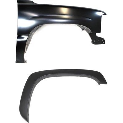 Kit guardabarros delantero pasajero para Chevrolet Silverado 1500 1999-2002 acero imprimado Foto 1 de 4