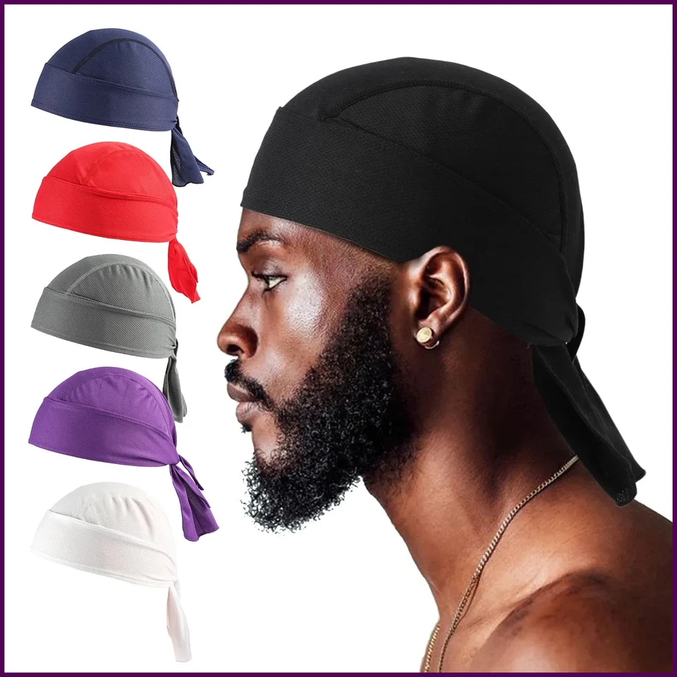 Pañuelo de diadema de secado rápido pañuelo de verano para hombres para correr y montar. Foto 1 de 4