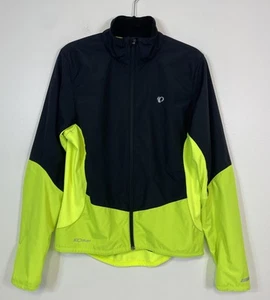 Chaqueta térmica Pearl iZumi cremallera completa bicicleta ciclismo amarillo neón negra talla Lg ver foto - Imagen 1 de 13