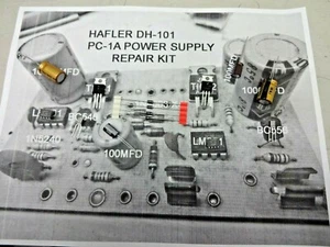 HAFLER DH-101 LIMITED RUN PC-1A REGULATOR REPAIR KIT WITH CAPACITORS - Picture 1 of 4