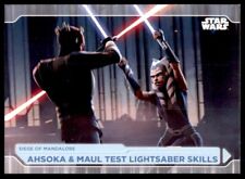 2021 Star Wars Battle Plans Base #39 Ahsoka & Maul Test Lightsaber Skills