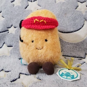 NWT Jellycat Amuseable Potato with Accessory Hat Plush Vegetable Toy - Picture 1 of 8